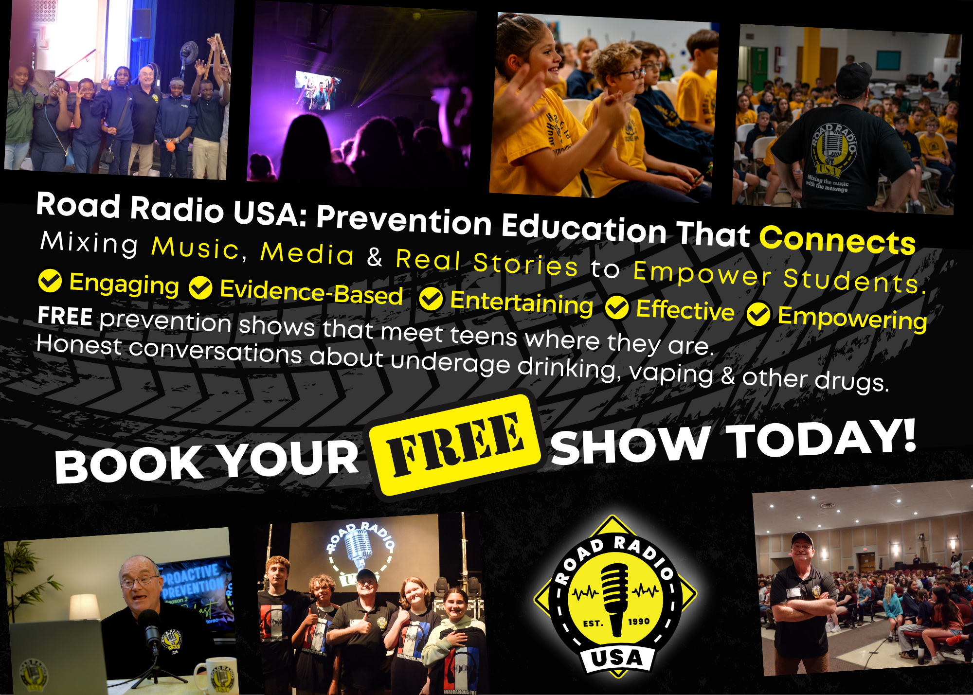 Road Radio USA is Prevention Education that WORKS!